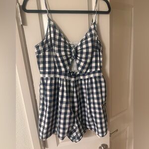 Checkered Romper